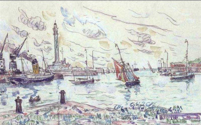 Paul Signac Dunkirk oil painting image